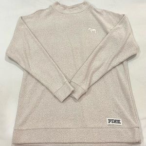 VS Pink Mock Neck Sweater Crewneck Pullover